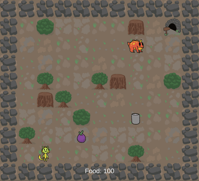Unity roguelike game screenshot